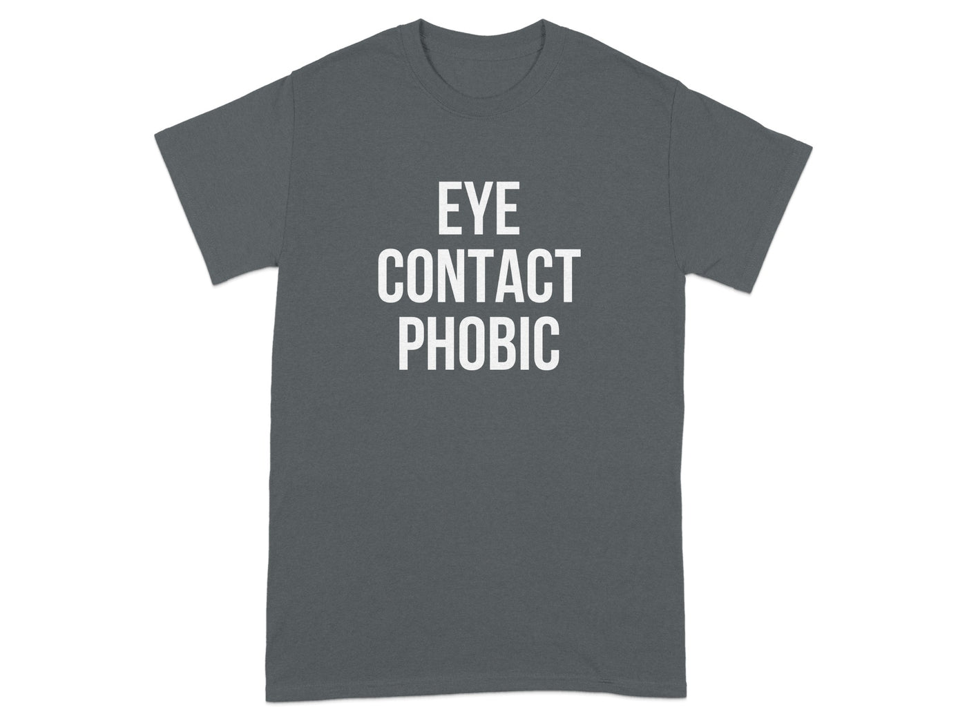 Eye Contact Phobic Graphic Statement Shirt product