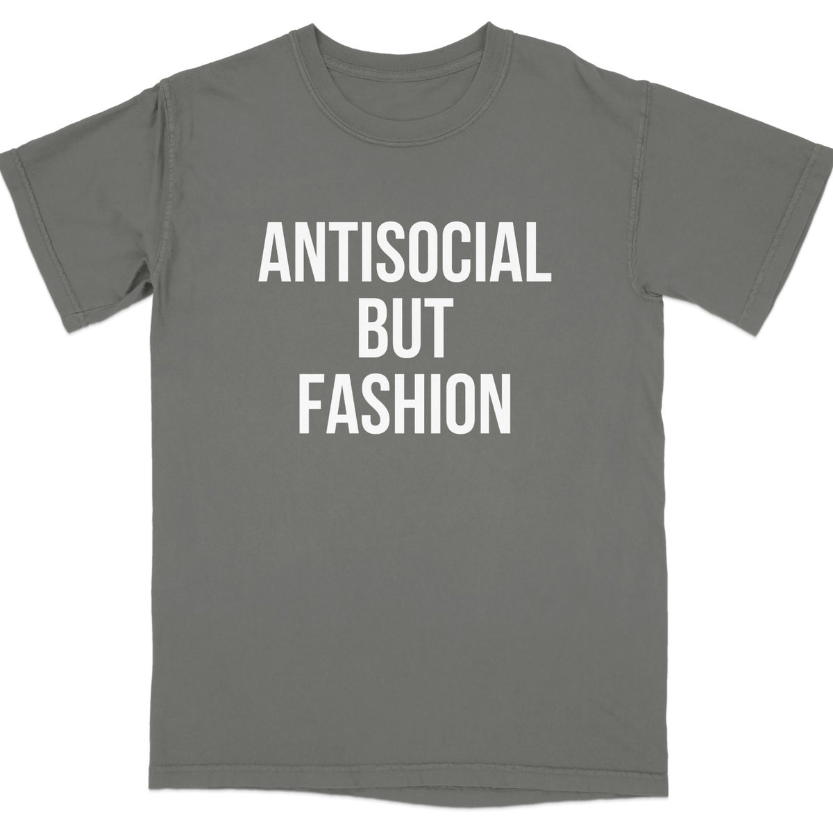 Antisocial But Fashion graphic T-shirt product type