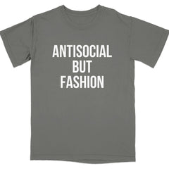 Antisocial But Fashion graphic T-shirt product type