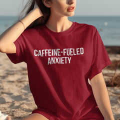 Caffeine-Fueled Anxiety Graphic T-Shirt product type