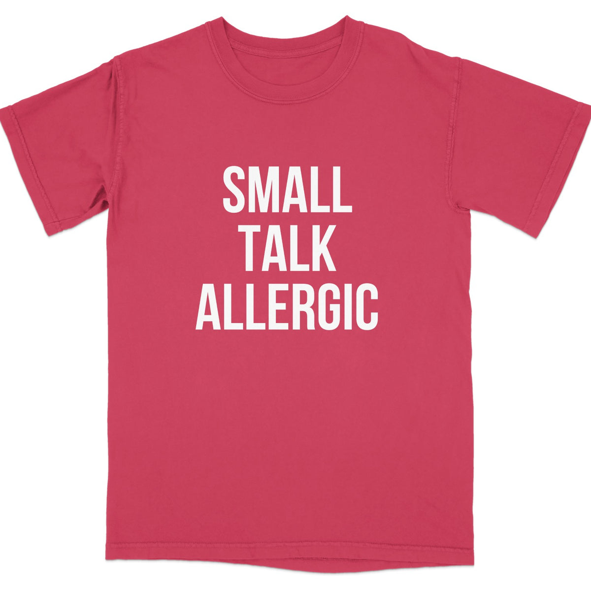 Small Talk Allergic Graphic T-Shirt product type