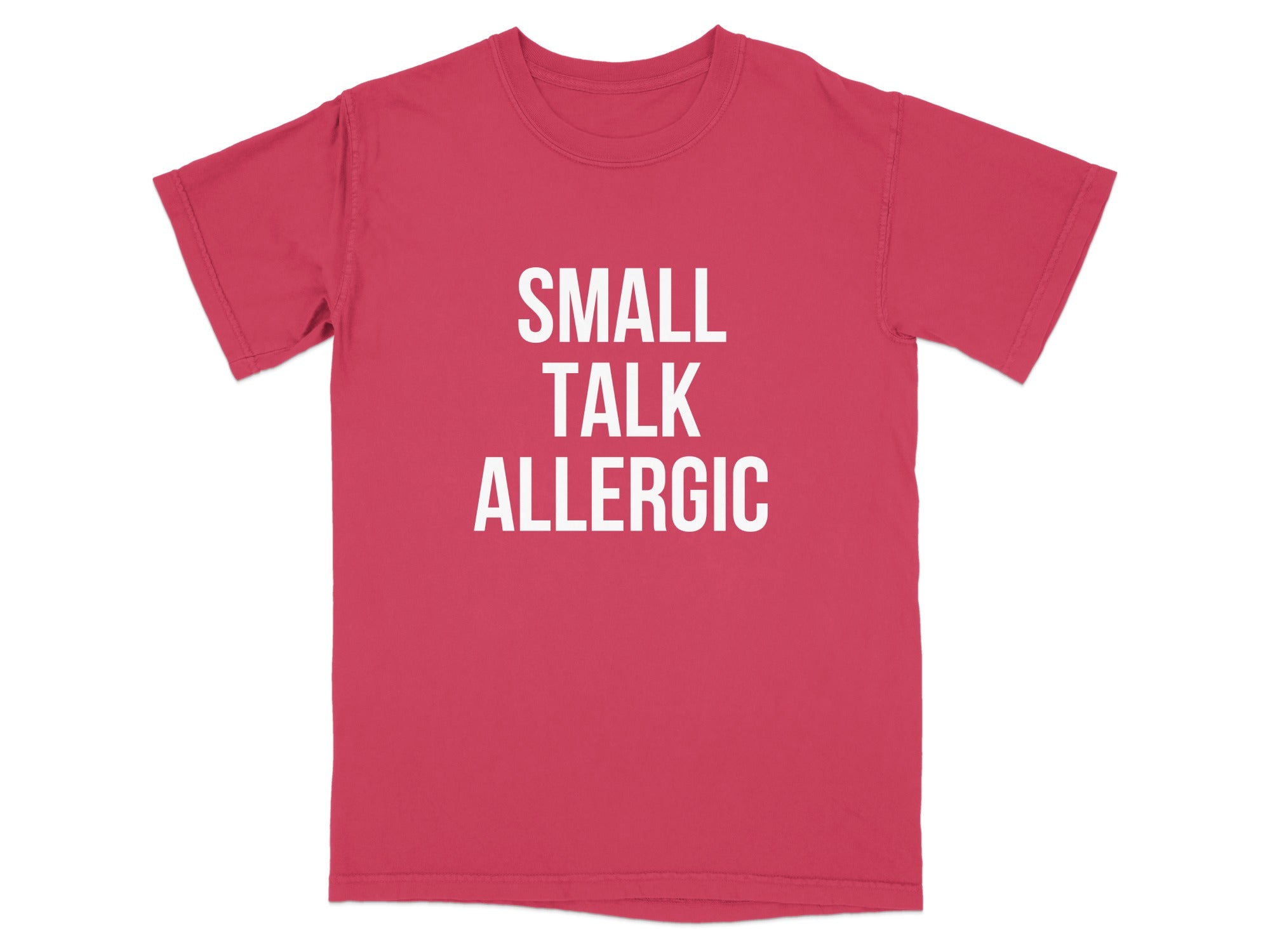 Small Talk Allergic Graphic T-Shirt product type